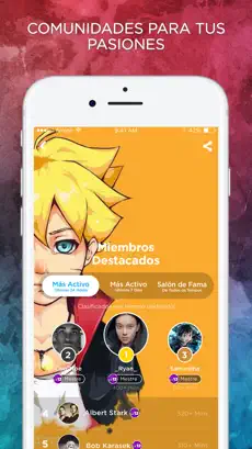 Screenshot 5 Boruto Amino en Español iphone