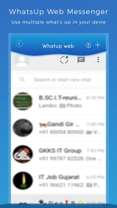 WhatsUp Web With Status screenshot 2
