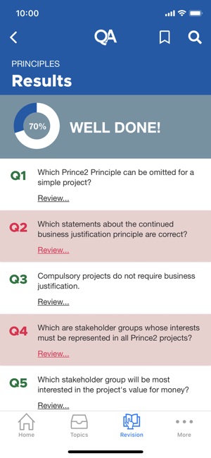 QA PRINCE2® Accelerator(圖5)-速報App