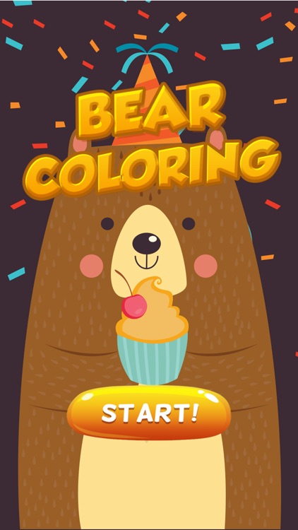 Bear Coloring and Painting Book Full