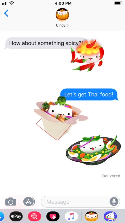 Cindy's Animated Food Stickers screenshot-4