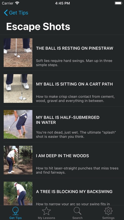 Golf Fix Finder