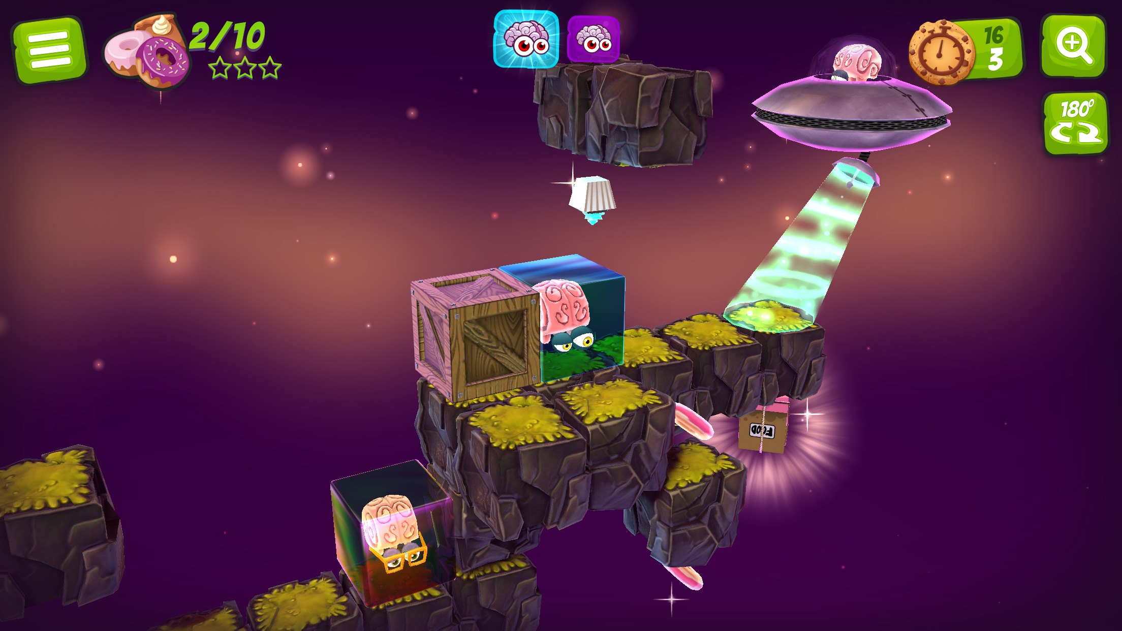 Screenshot do app Alien Jelly: Food For Thought