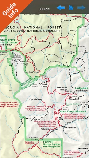 Sequoia - Kings National Park gps and outdoor map(圖4)-速報App