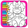 Coloring Book Games Little Doll Page