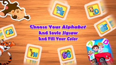 Alphabet Jigsaw & ColorBook screenshot 2