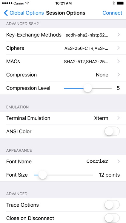 SecureCRT for iOS