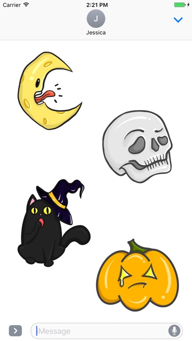 Super-Cute Halloween Stickers screenshot 2