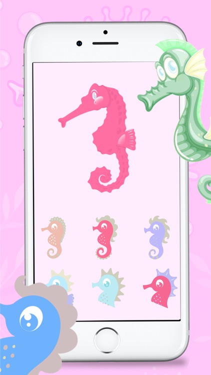 Bubble Seahorse Stickers