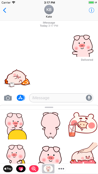 Goofy Pig Animated Stickers screenshot 3