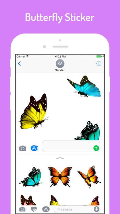 How to cancel & delete Glossy Butterflies Stickers from iphone & ipad 3