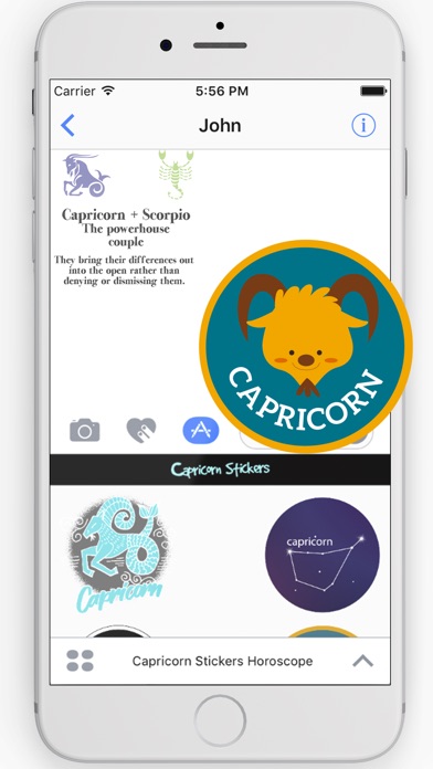 Capricorn Stickers Horoscope screenshot 2