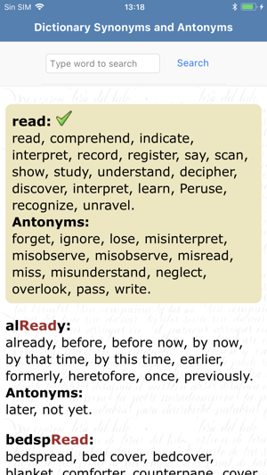 Dictionary Synonyms Antonyms