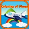 Happy Coloring of Plane Games about cute plane