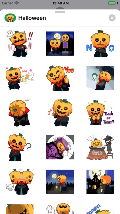 Weirdo Halloween Emoji Sticker