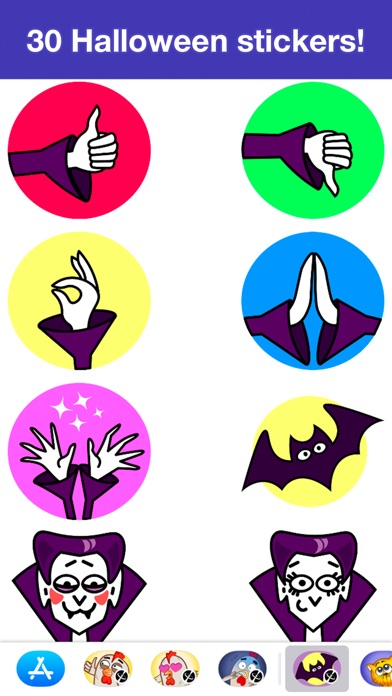 Dracula - Halloween stickers screenshot 2