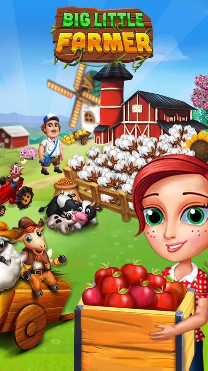 Big Little Farmer Offline Game Hack screenshot 1 - iOS game interface