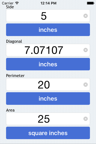 Easy Square Calculator - náhled