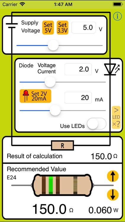 LED Ohm Calc