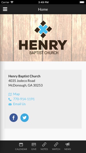 Henry Baptist Church(圖1)-速報App