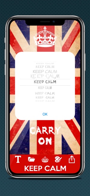 Keep calm and carry on maker(圖3)-速報App