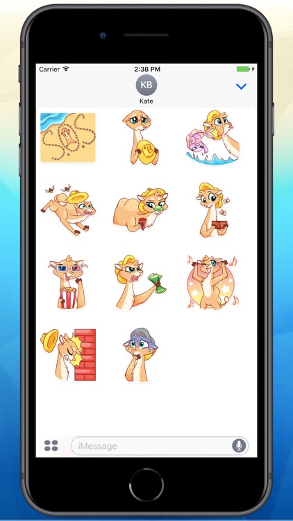 Cute Camel Stickers