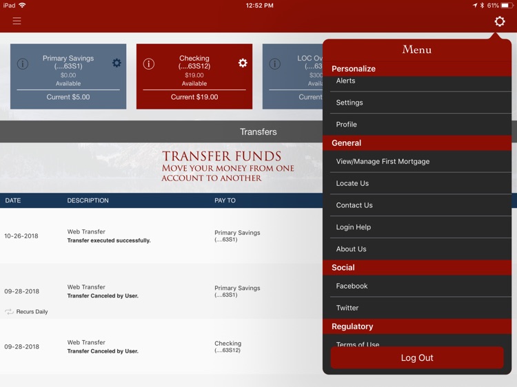 Arapahoe Credit Union for iPad screenshot-6