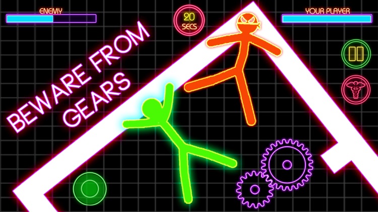 Stickman War Lightsaber Games screenshot-4