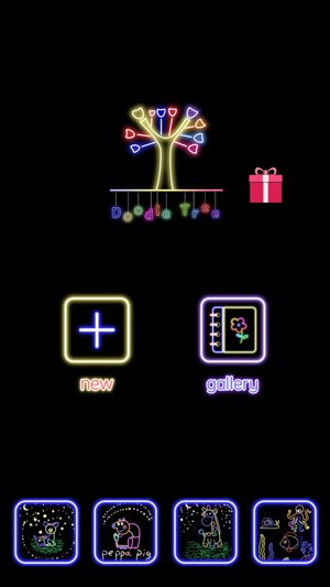 熒光塗鴉樹(完整版)-手繪魔法畫板,夢幻塗色畫畫樂園(圖6)-速報App