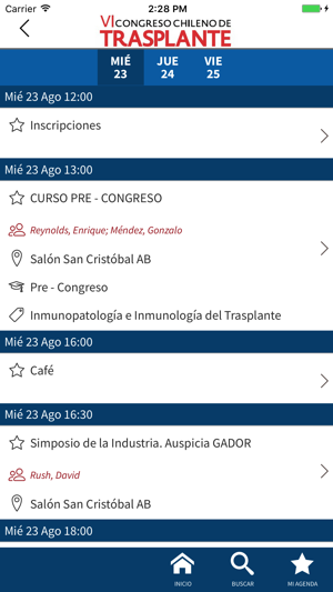 VI Congreso Chileno de Trasplante(圖2)-速報App
