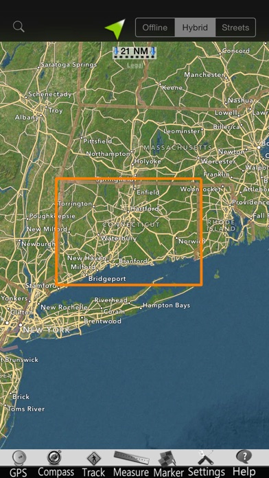 Connecticut Lakes GPS Charts Screenshot 5