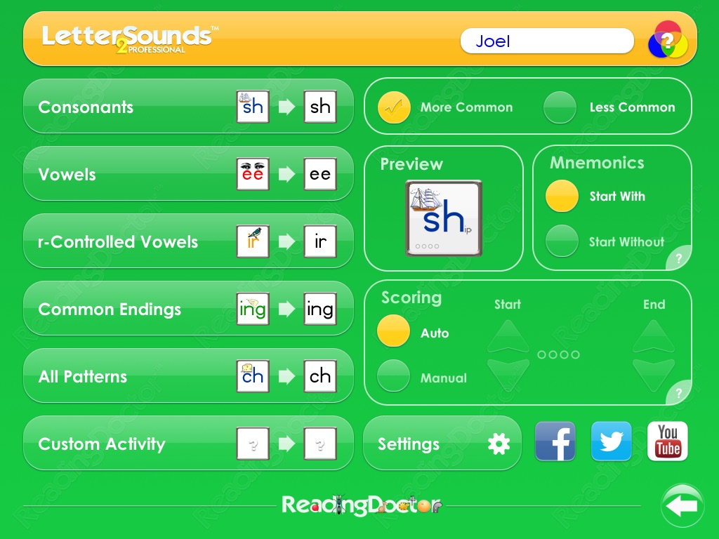 Letter Sounds 2 : Digraphs, Trigraphs & Endings screenshot 3