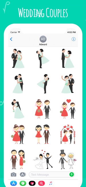 Wedding Couple Emoji's(圖2)-速報App