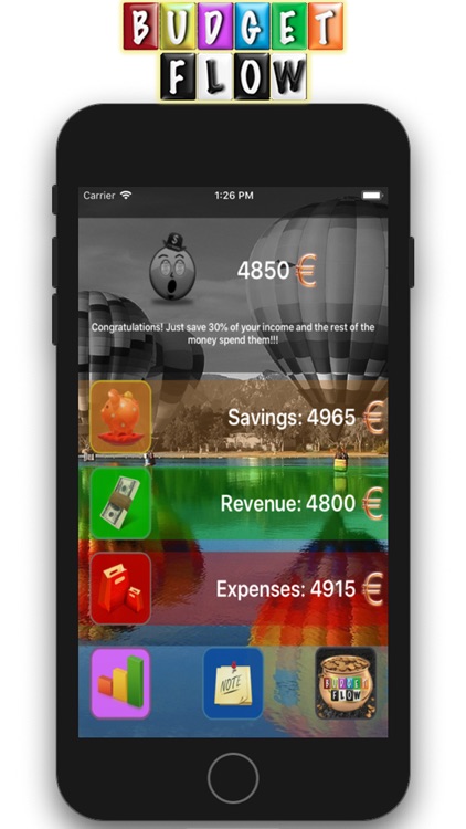 Budget Flow - Expenses, Income