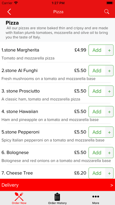 Stone Baked Pizzeria screenshot 2