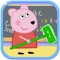 And again to the pleasant weekend, the pink pig intends to clean up the room on this day, let us help together