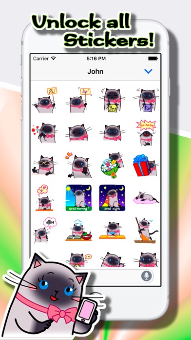 Cat Stickers: Cutie Sima screenshot 2