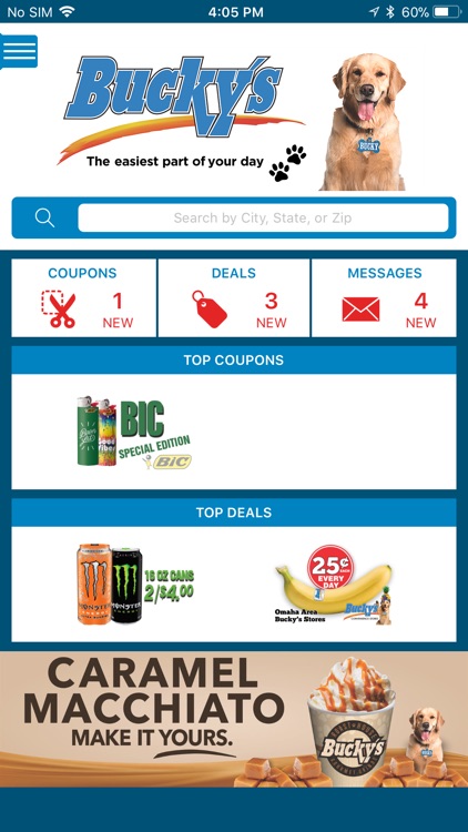 Bucky's Convenience Stores App