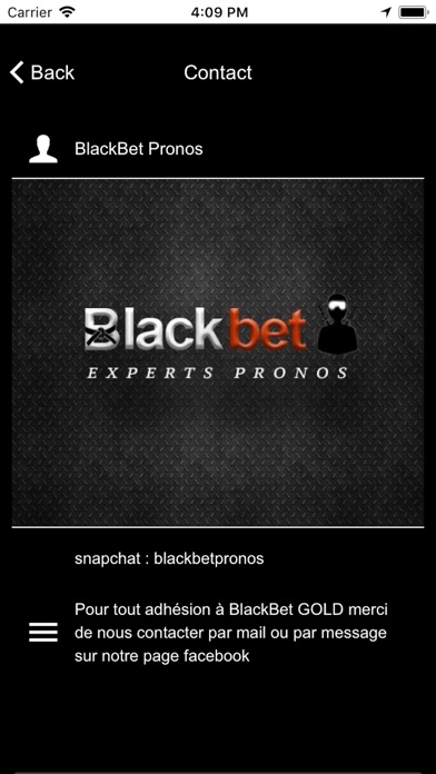 Blackbet Pronos screenshot 2