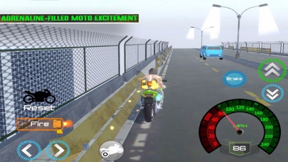 Moto Bike Escape Police City screenshot 3