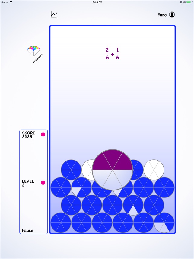 MathsParachute Fractions(圖1)-速報App