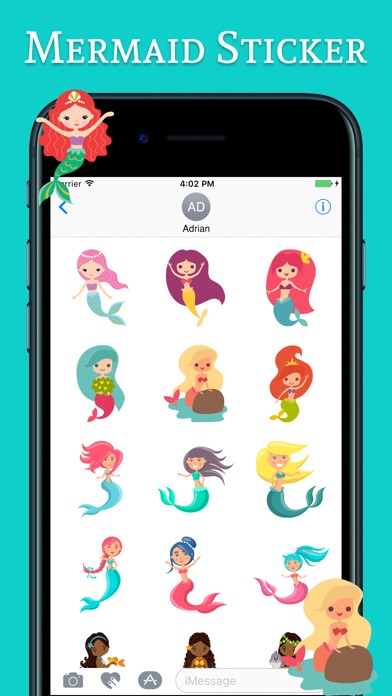 Cute Mermaid Stickers Pack screenshot 2