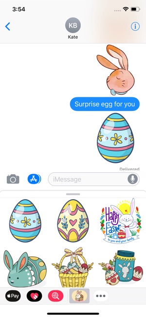 Bunny Happy Easter Stickers(圖3)-速報App