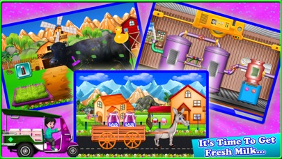 Dairy Cow milk Factory game screenshot 2