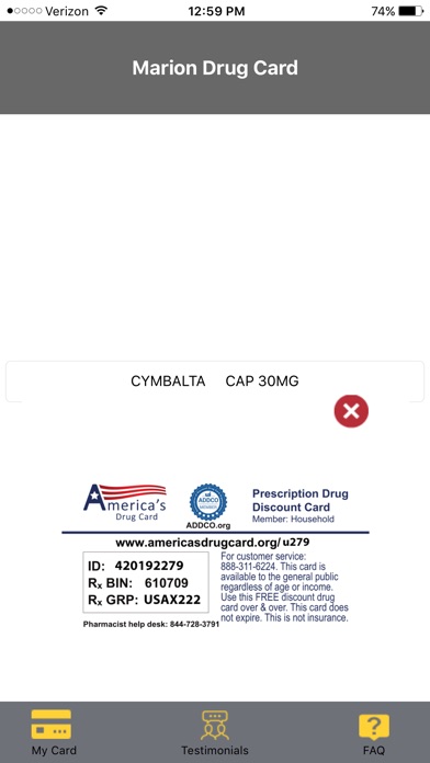 Marion Drug Card screenshot 2