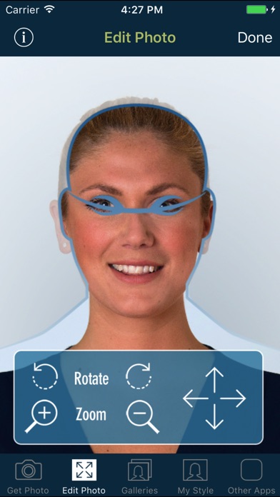 Hairstyle Try On PRO screenshot1