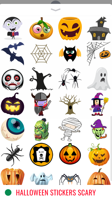 Halloween Stickers Scary screenshot 3