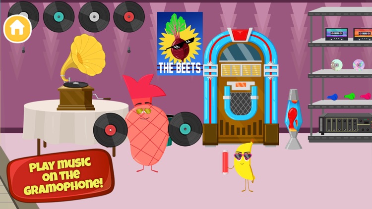 Music Store -Fruits Vs Veggies screenshot-3