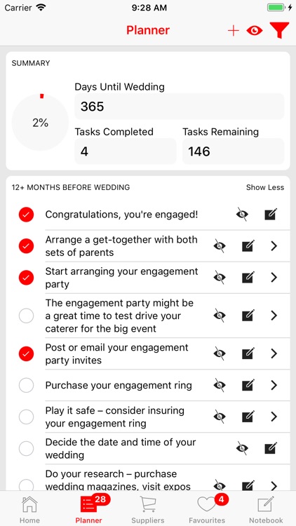 Weddings Tasmania Planner