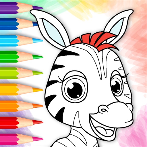 Color drawing pages for kids